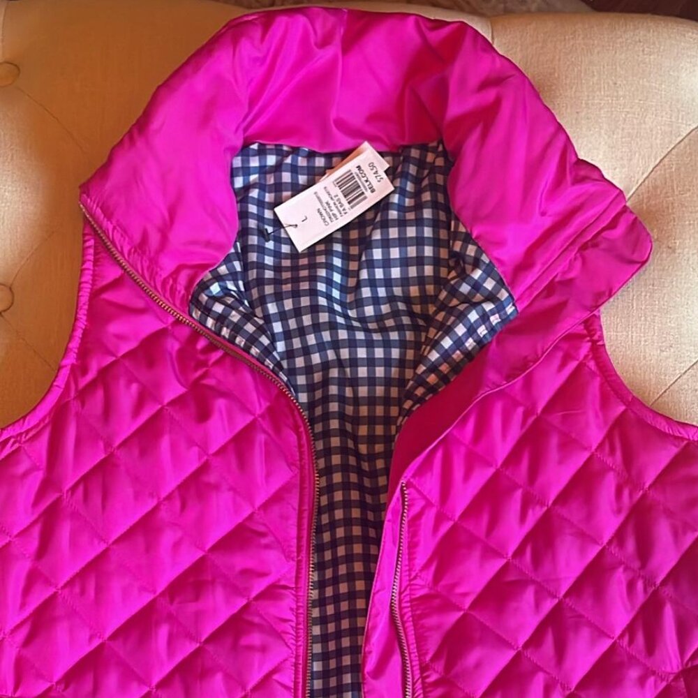 Crown & Ivy Quilted Vest - Size Large - Picture 7 of 8